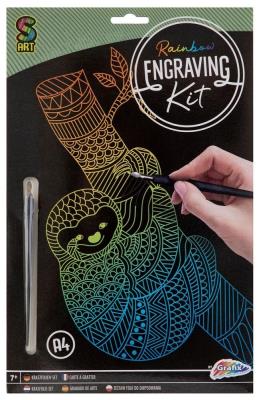 Opakowanie Zestaw artystyczny do zdrapywania A4