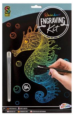 Opakowanie Zestaw artystyczny do zdrapywania A4