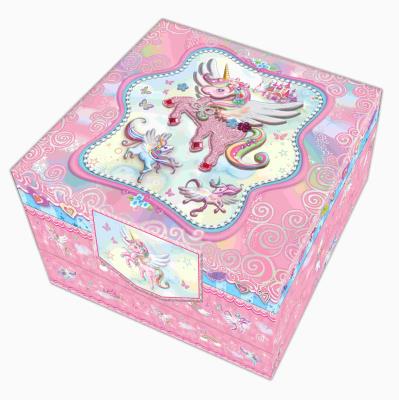 Opakowanie Zestaw artystyczny w pudełku z szufladkami Jednorożec