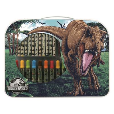 Opakowanie Zestaw artystyczny w walizce Jurassic world