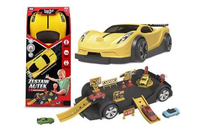 Opakowanie Zestaw aut z akcesoriami