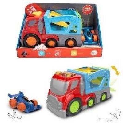 Opakowanie Zestaw autek 2w1 - Laweta i mini wyścigówka