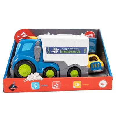 Opakowanie Zestaw autek 2w1 - Śmieciarka i mini podnośnik