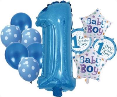 Zestaw balonów Boy 1 12el. Wydawca: GoParty. SmakLiter.pl Opakowanie Zestaw balonów Boy 1 12el