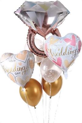 Zestaw balonów Wedding 9el. Wydawca: GoParty. SmakLiter.pl Opakowanie Zestaw balonów Wedding 9el