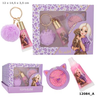 Opakowanie Zestaw Beauty TOP Model błyszczyk na breloczku + cień do powiek 12084A