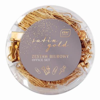 Opakowanie Zestaw biurowy Satin Gold 145 elementy