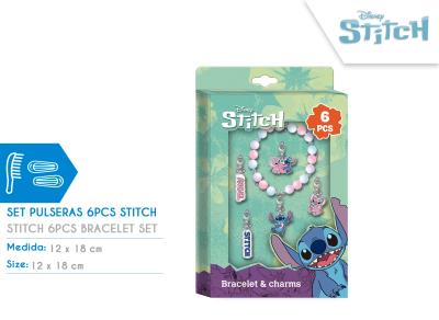 Zestaw bransoletka z zawieszkami Stitch 6 elementów ST00103. Wydawca: Kids Euroswan. SmakLiter.pl Opakowanie Zestaw bransoletka z zawieszkami Stitch 6 elementów ST00103