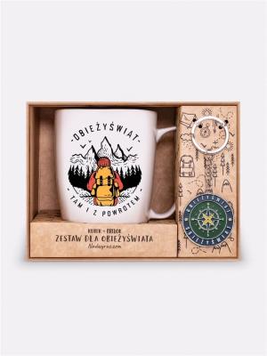 Opakowanie Zestaw /  brelok + kubek / OBIEŻYŚWIAT