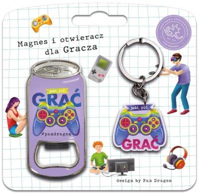 Opakowanie Zestaw brelok + otwieracz dla gracza