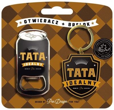 Opakowanie Zestaw brelok + otwieracz Ideał-Tata