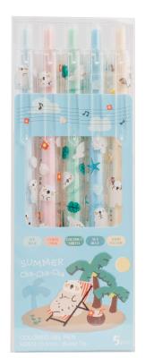 Opakowanie Zestaw Długopisów żelowych automatycznych Cha Cha