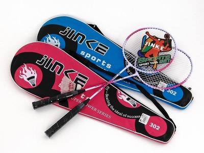 Opakowanie Zestaw do badmintona 2 rakietki + lotka