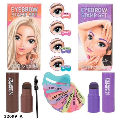 Opakowanie Zestaw do brwi Top Model 2 wzory BEAUTY&ME 12699A