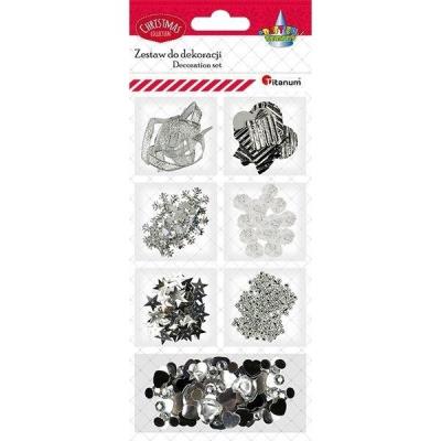 Opakowanie Zestaw do cardmakingu srebrny