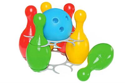 Zestaw do gry w kręgle. Wydawca: Technok. SmakLiter.pl Opakowanie Zestaw do gry w kręgle