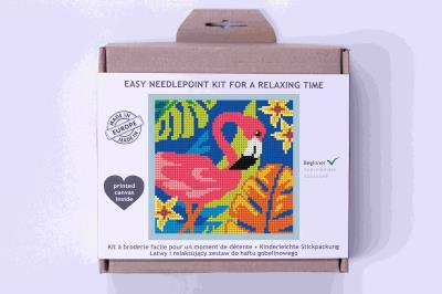 Opakowanie Zestaw do haftu mini gobelinowego Flaming