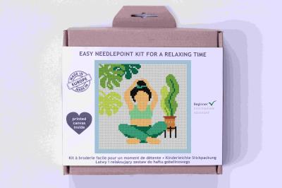 Opakowanie Zestaw do haftu mini gobelinowego Joga