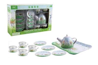 Opakowanie Zestaw do kawy metalowy zielony 15el