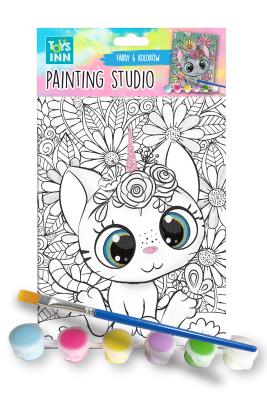 Zestaw do malowania Canvas kotek STnux. Wydawca: Stnux. SmakLiter.pl Opakowanie Zestaw do malowania Canvas kotek STnux