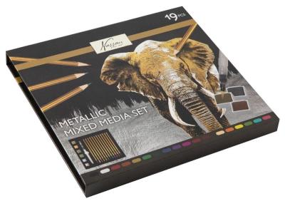 Opakowanie Zestaw do malowania/rysowania metaliczny efect