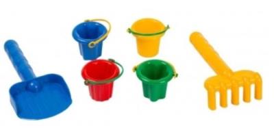 Opakowanie Zestaw do piasku łopatka + grabki + wiaderka