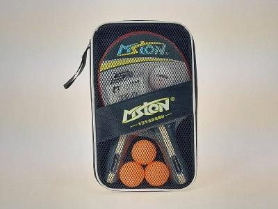 Opakowanie Zestaw do ping ponga 2 rakietki 3 piłeczki