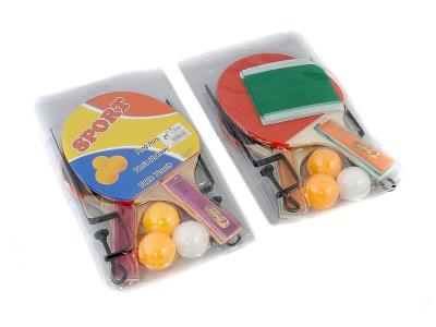 Opakowanie Zestaw do ping ponga z siatką i 3 piłeczkami MIX