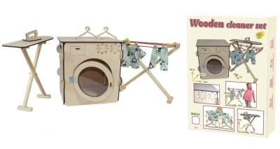 Opakowanie Zestaw do prania drewniany