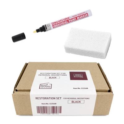 Opakowanie Zestaw do renowacji czarnych napisów na pomnikach