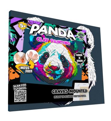 Opakowanie Zestaw do wyklejania plasteliną - Panda