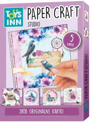 Opakowanie Zestaw do wykonywania kartek ptaszek STnux