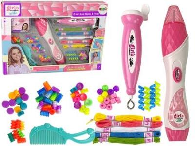 Opakowanie Zestaw do zaplatania włosów z koralikami