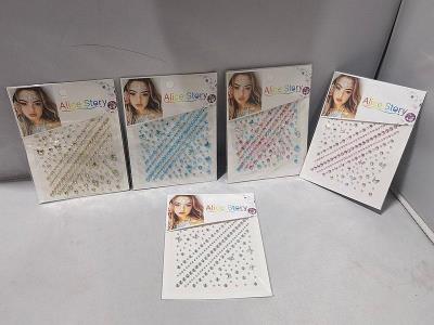 Opakowanie Zestaw do zdobienia twarzy diamenciki MIX