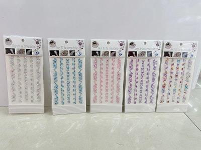 Opakowanie Zestaw do zdobienia twarzy diamenciki MIX