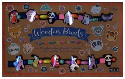 Opakowanie ZESTAW DREWNIANYCH KORALIKÓW- ZWIERZĘTA