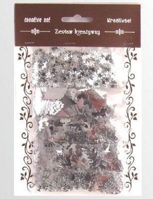 Opakowanie Zestaw elementów srebrnych z folii 5x6g