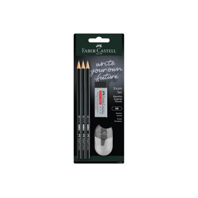 Zestaw exam 3 ołówki 1111 hb + gumka dust free + temperówka blister faber-castell. Wydawca: Faber-Castell. SmakLiter.pl Opakowanie Zestaw exam 3 ołówki 1111 hb + gumka dust free + temperówka blister faber-castell