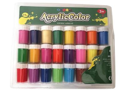 Opakowanie Zestaw farb akrylowych 24 kolory