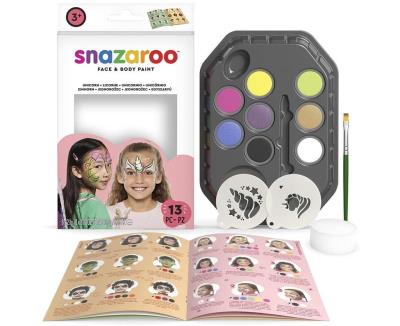 Opakowanie Zestaw farb do malowania twarzy jednorożce