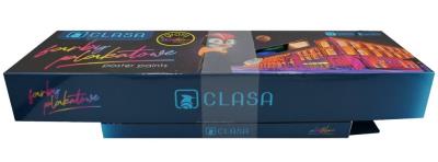 Opakowanie Zestaw farby plakatowe + plastelina 12 kolorów