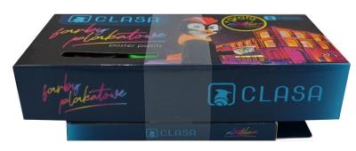 Opakowanie Zestaw farby plakatowe + plastelina 8 kolorów