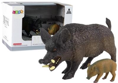 Opakowanie Zestaw figurek Dzik z młodym