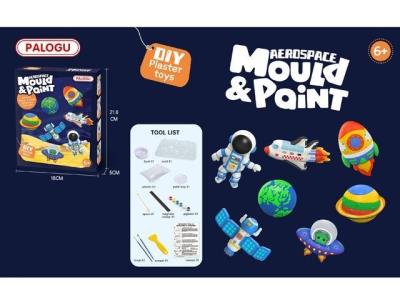 Opakowanie Zestaw figurek gipsowych - kosmos