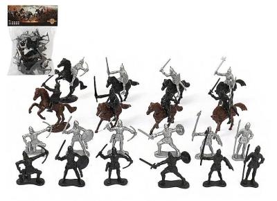 Opakowanie Zestaw figurek rycerzy i koni 28el
