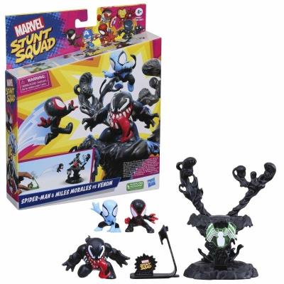 Opakowanie Zestaw figurek Stunt Squad Marvel Spider Man Venom