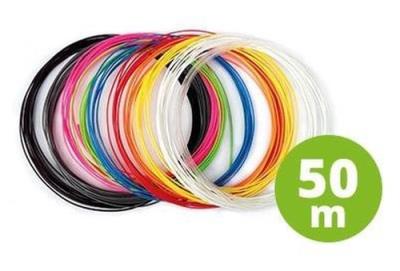 Zestaw filamentów 50 m do długopisu 3D. Wydawca: EI System. SmakLiter.pl Opakowanie Zestaw filamentów 50 m do długopisu 3D