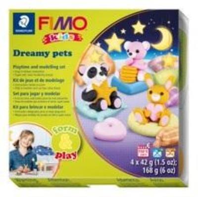 Opakowanie Zestaw Fimo Kids Form&Play 4 x 42g Senne zwierzaki