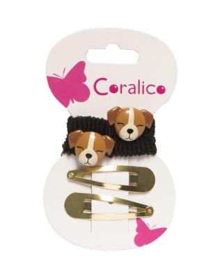 Opakowanie Zestaw frotek i spinek z Pieskiem