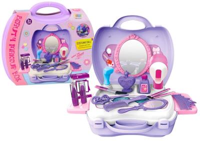 Opakowanie Zestaw fryzjerski w walizce fioletowy